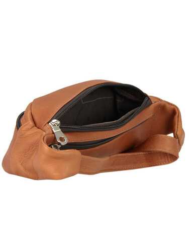 Country Hip Bag – Marsupio in Vacchetta Conciata al Vegetale 'Vaqueta', col. Cognac