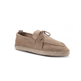 LOAFER LACE| Suede col. pietra