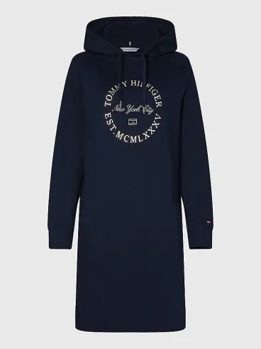 TOMMY HILFIGER Abito Felpa con Cappuccio – Abito