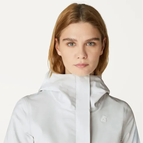 Stephy Bonded – Giacca in 92% Poliestere, 8% Poliuretano, col. Bianco e Blu Depth