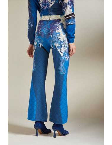 Pantalone Stampa Foulard – Pantalone in 100% Cotone
