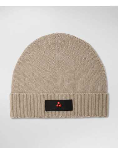 SILLI 04|Cappello in tricot misto lana sesamo