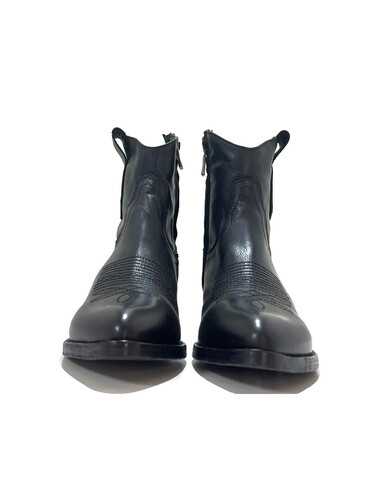 Texani – Stivaletto Texano in Pelle Toledo, col. Nero