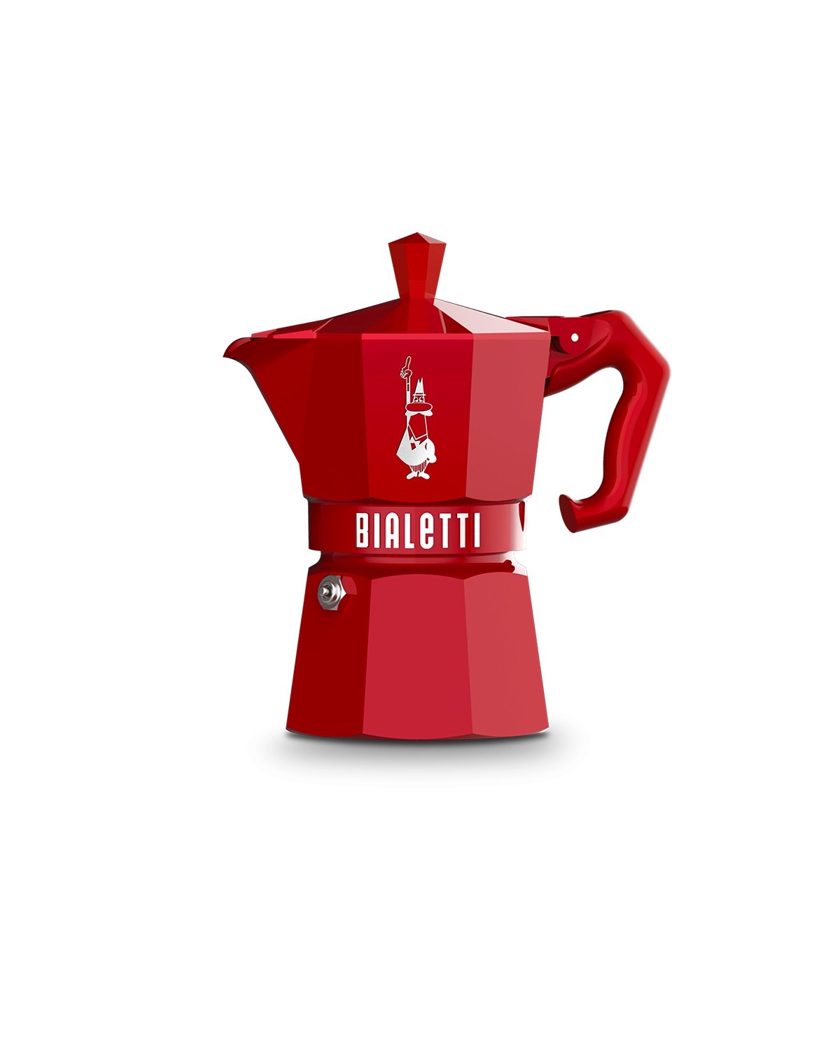 Moka Exclusive 3 tazze col. red