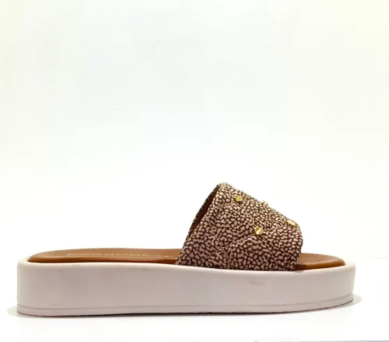 Sandalo Flat – Sandal in Suede and Leather, Sand