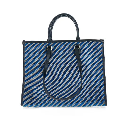 MY-BEST BAG Firenze Atena Chinba Blue – Borsa a Mano e