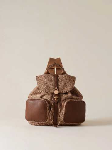 BORBONESE Poche Zaino Medium – Backpack
