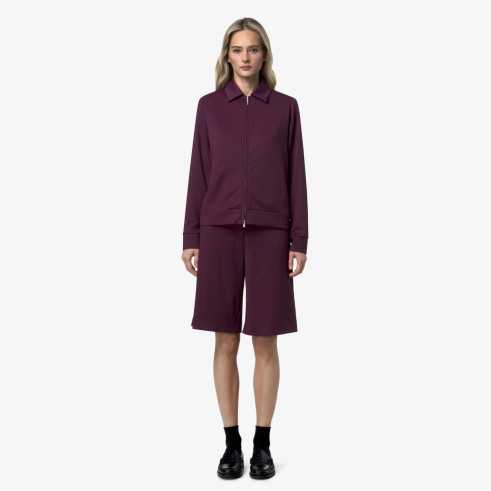 ISY SL Spacer – Felpa in 78% Nylon, 22% Elastan, col. Violet Mauve Wine