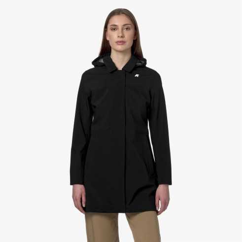 Mathy Bonded Jersey – Giacca Impermeabile in 88% Poliestere, 12% Poliuretano, col. Nero Black Pure