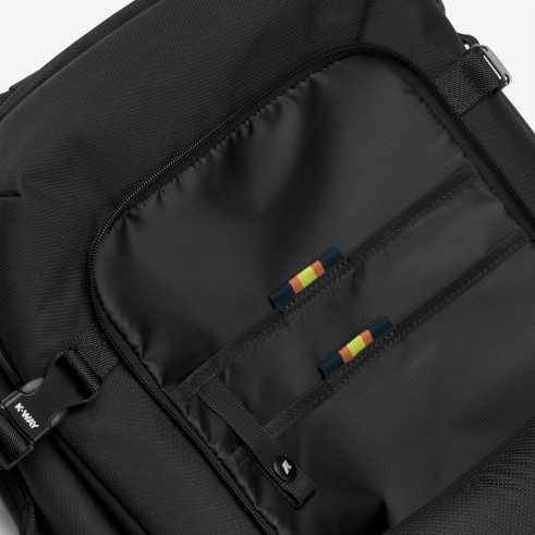 Salome – Zaino da Viaggio in Nylon e Tessuto Ripstop, col. Black Pure
