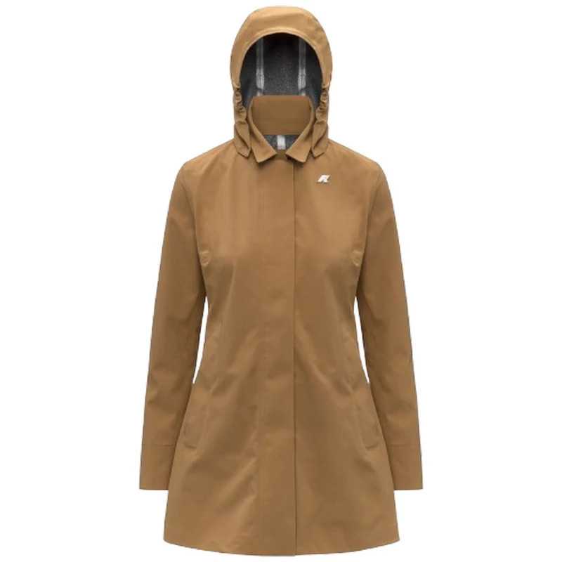 Mathy Bonded Jersey – Giacca in Poliestere e Poliuretano, Fodera in Jersey di Nylon, col. Brown Bistre