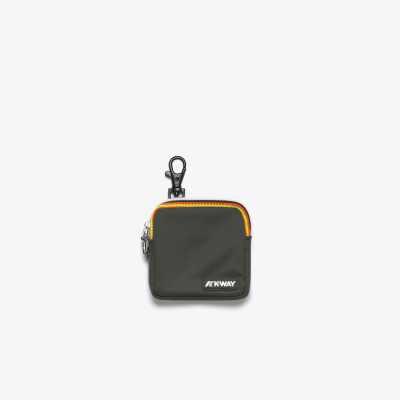  K-Way Emee Green Blackish Waterproof Earbuds Case 