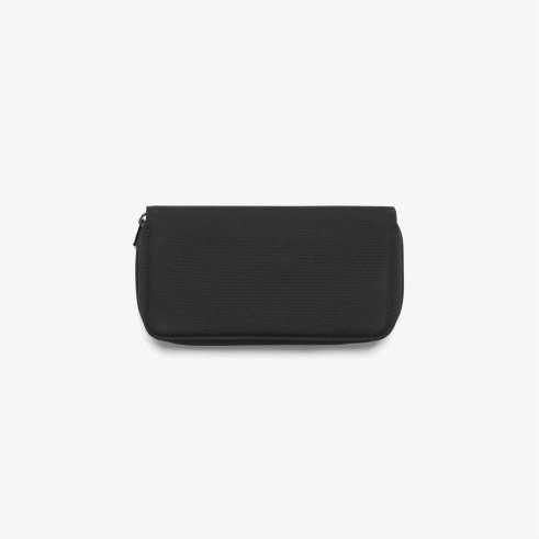 Lorraine Black Pure – Portafoglio in Nylon e Fodera in Ripstop di Poliestere, col. Nero