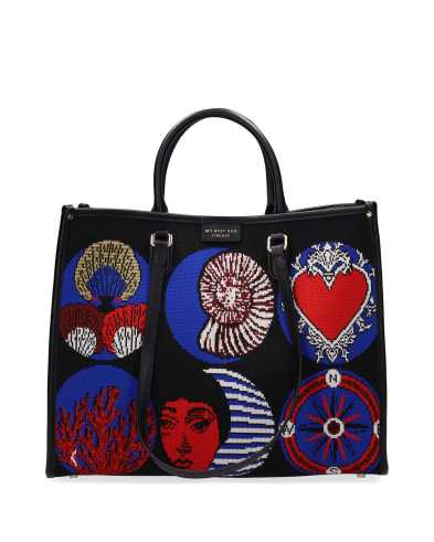 MY-BEST BAG Firenze Atena Sea Creatures Big – Tote Bag