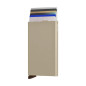 Cardprotector Poedercoat – Card Wallet in Anodized Aluminum with Powder Coating Finish, Plastic and Stainless Steel, Desert