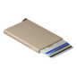 Cardprotector Poedercoat – Card Wallet in Anodized Aluminum with Powder Coating Finish, Plastic and Stainless Steel, Desert