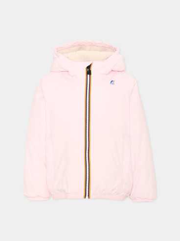 Giacca P. Le Vrai 4.0 Claude Orsetto / Giacca Kids Mid Warm Col. Pink Shallow / K-WAY