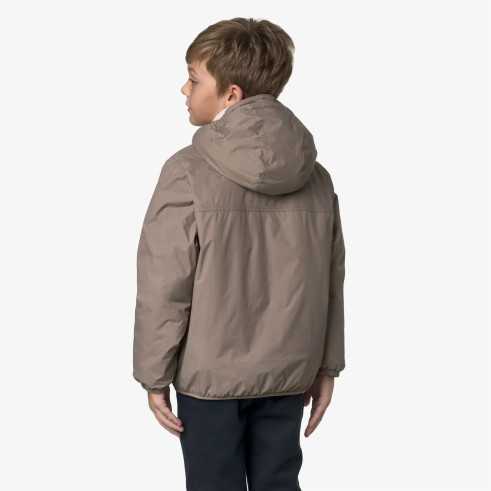 Giacca P. Le Vrai 4.0 Claude Orsetto / Giacca Kids Mid Warm Col. Beige Taupe / K-WAY
